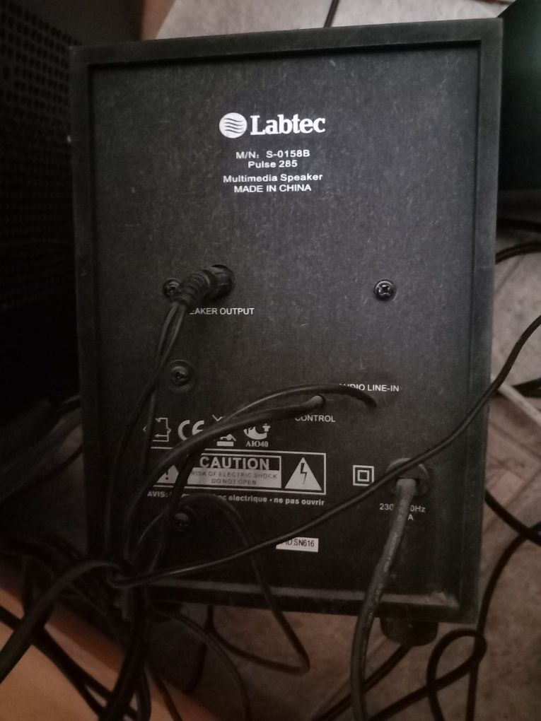 Głośniki Labtec Pulse 285 z subwooferem