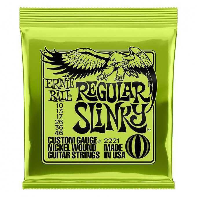 Ernie Ball 2221 Regular Slinky struny do gitary elektrycznej 10-46