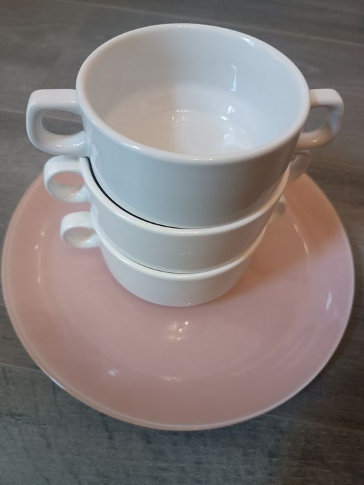 6шт=210грн luminarc франция grace тарелки подтарельники бульонница