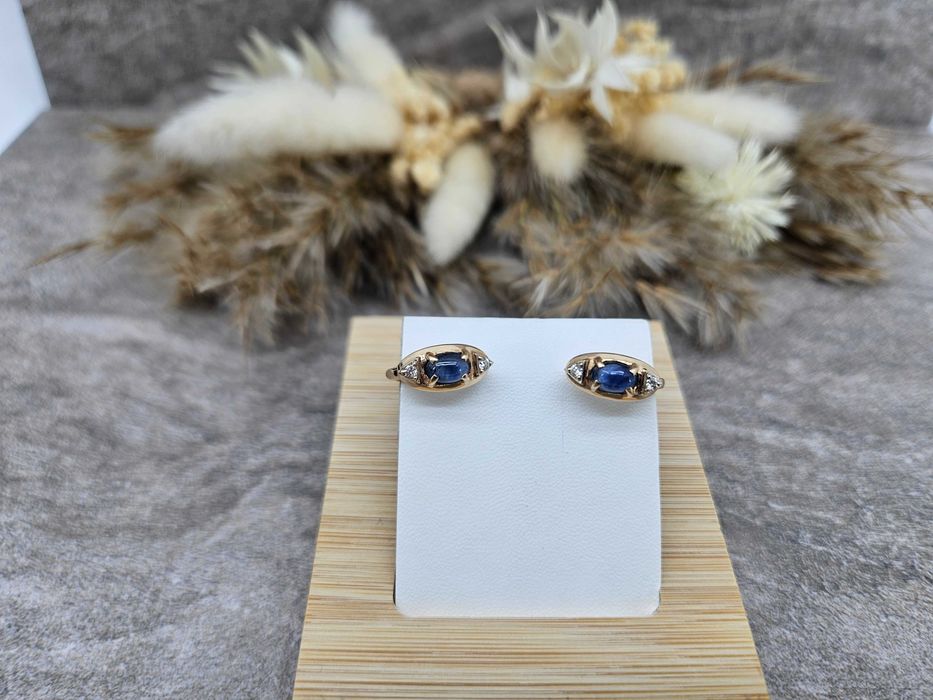 Piękne Złote Kolczyki Próba 585 waga 3,64