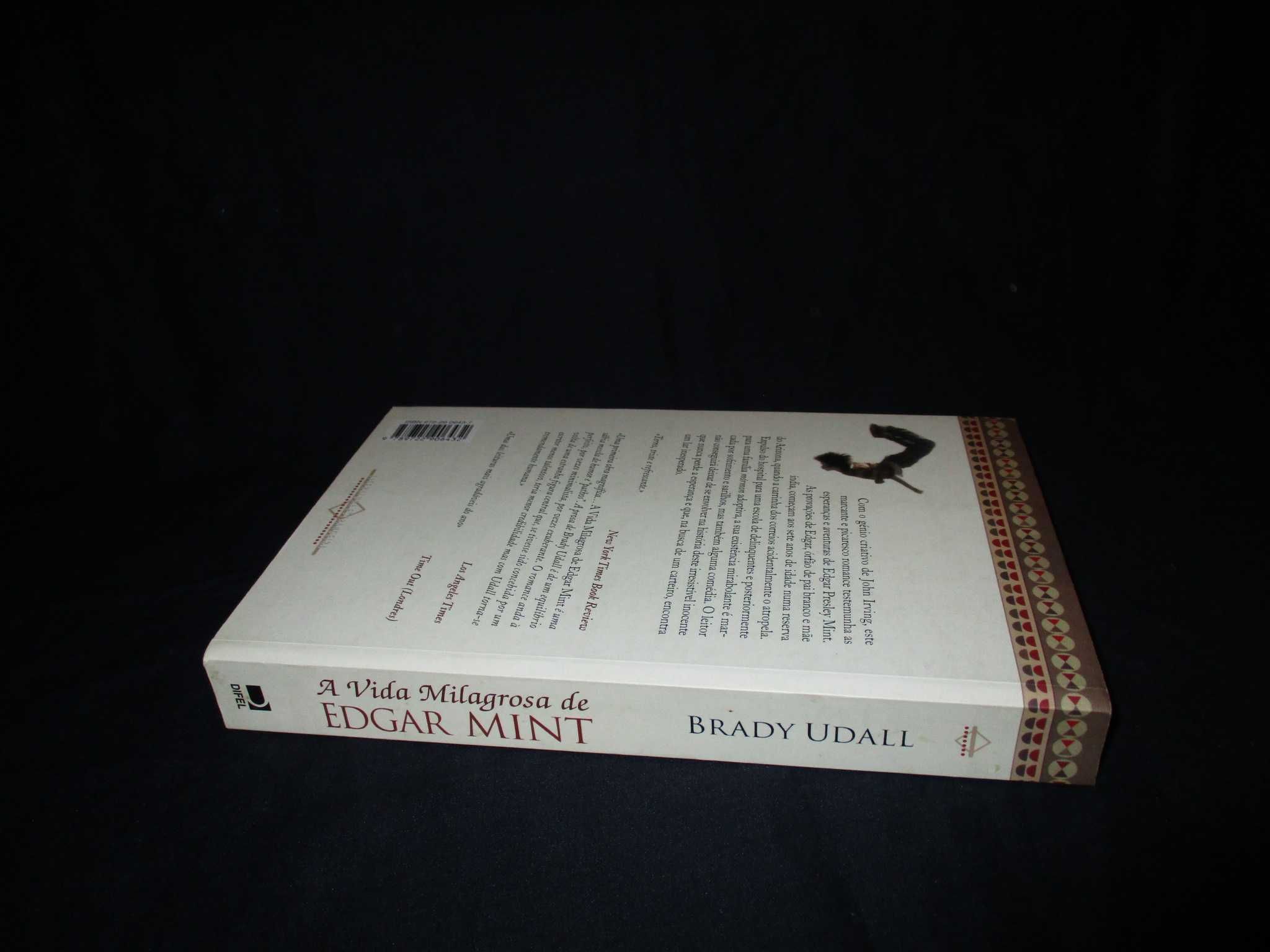Livro A Vida Milagrosa de Edgar Mint Brady Udall