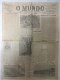 Relíquia:  Jornal " O MUNDO " 11/Outubro/1910