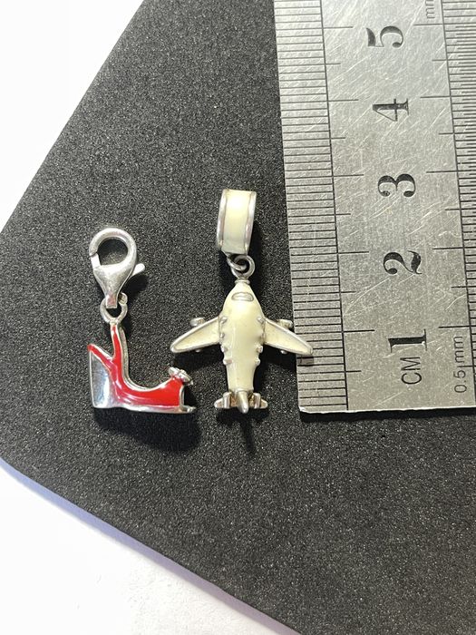 Pandora шарм на браслет Пандора Disney Mickey, самолет, туфель тапочек