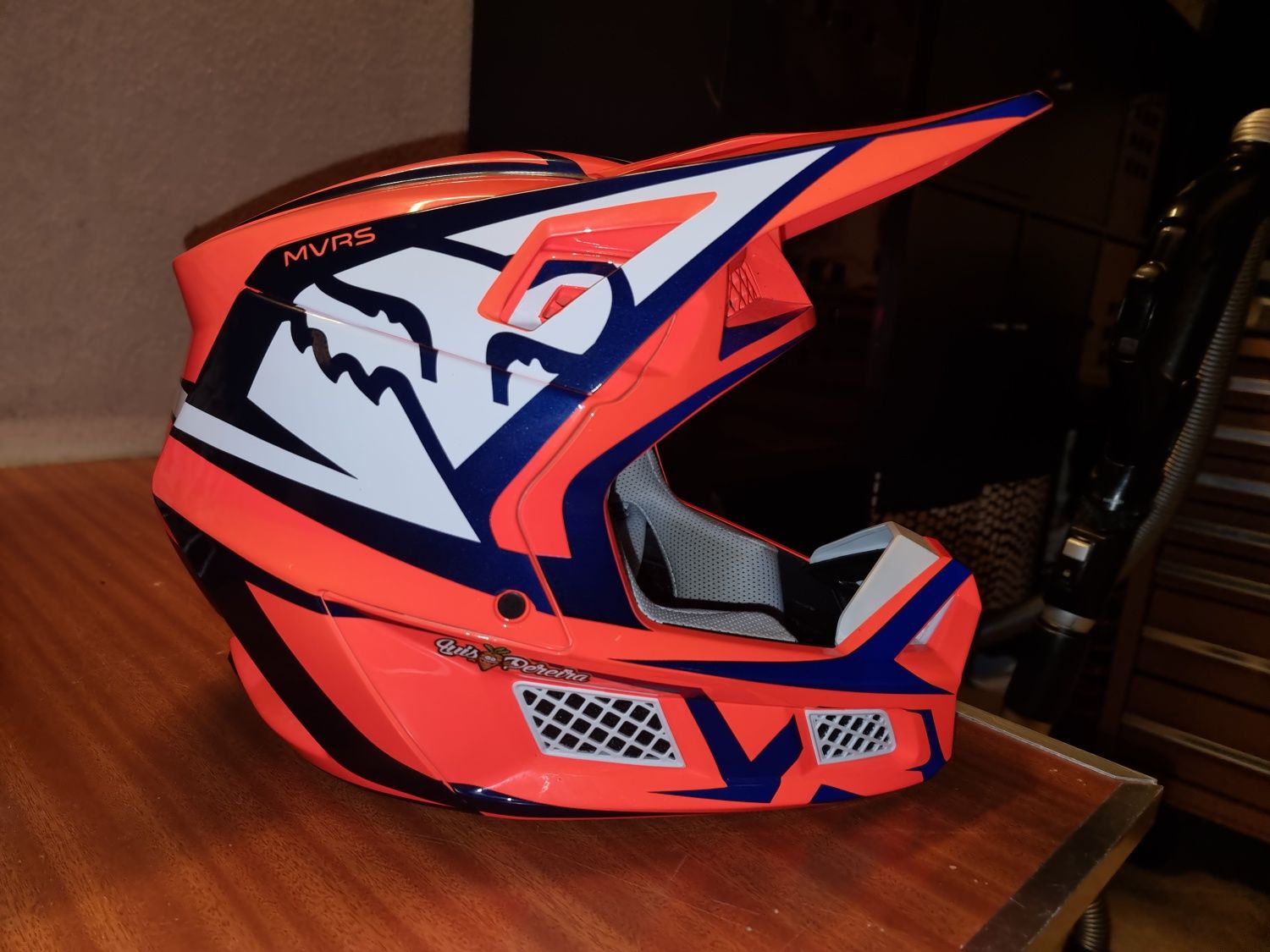 Fox V3 Idol 20 20 Capacete Laranja