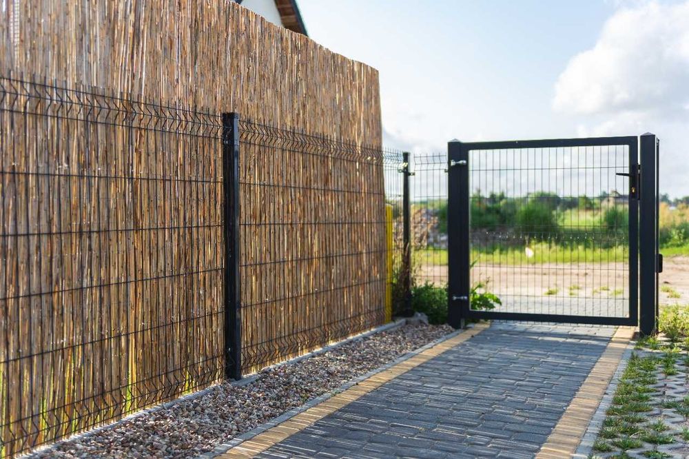 Ogrodzenia panelowe 3d 1230 promocja komplet kolor grafit ral 7016