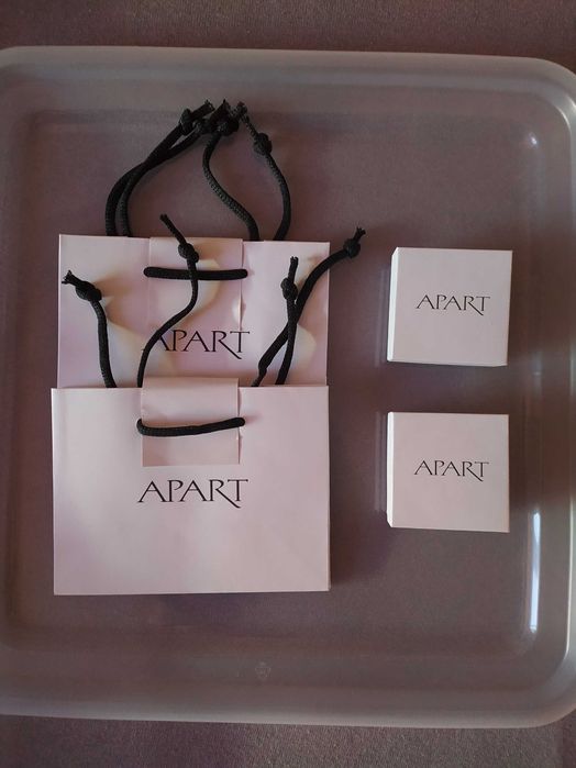 Torebka prezentowa i pudełeczko Apart 2 szt.