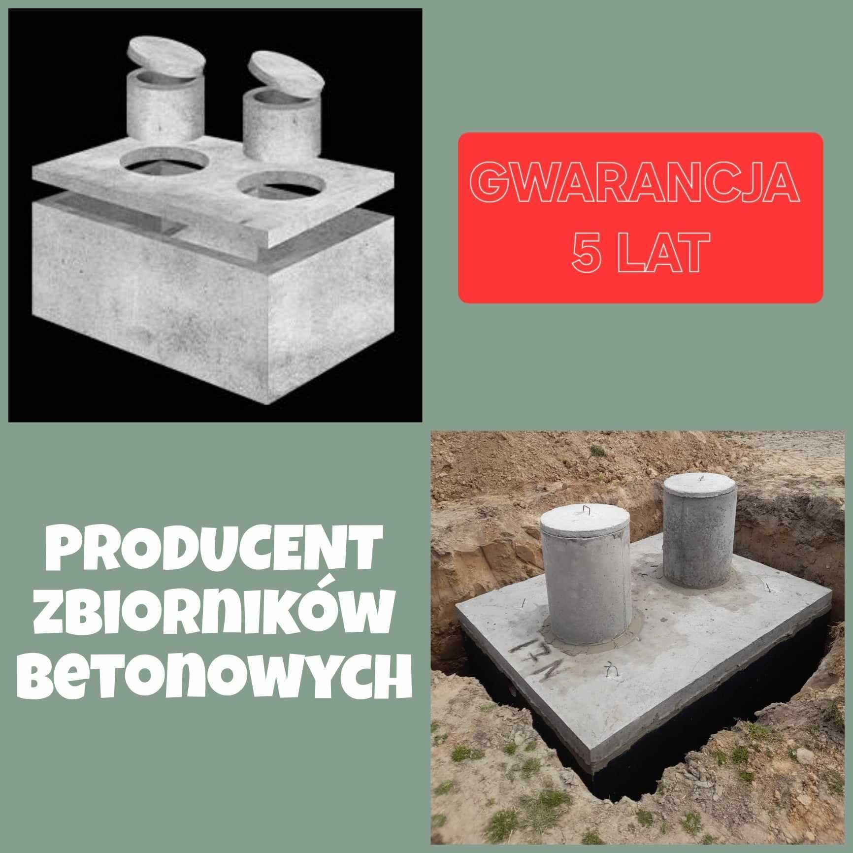 SZAMBA 100% szczelne zbiornik betonowe PRODUCENT 2-12m3 szambo 12m3