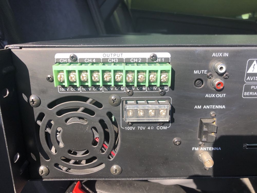 Wzmacniacz audio -ITC Audio - T-6601 Centrala 5 strefowa 60W