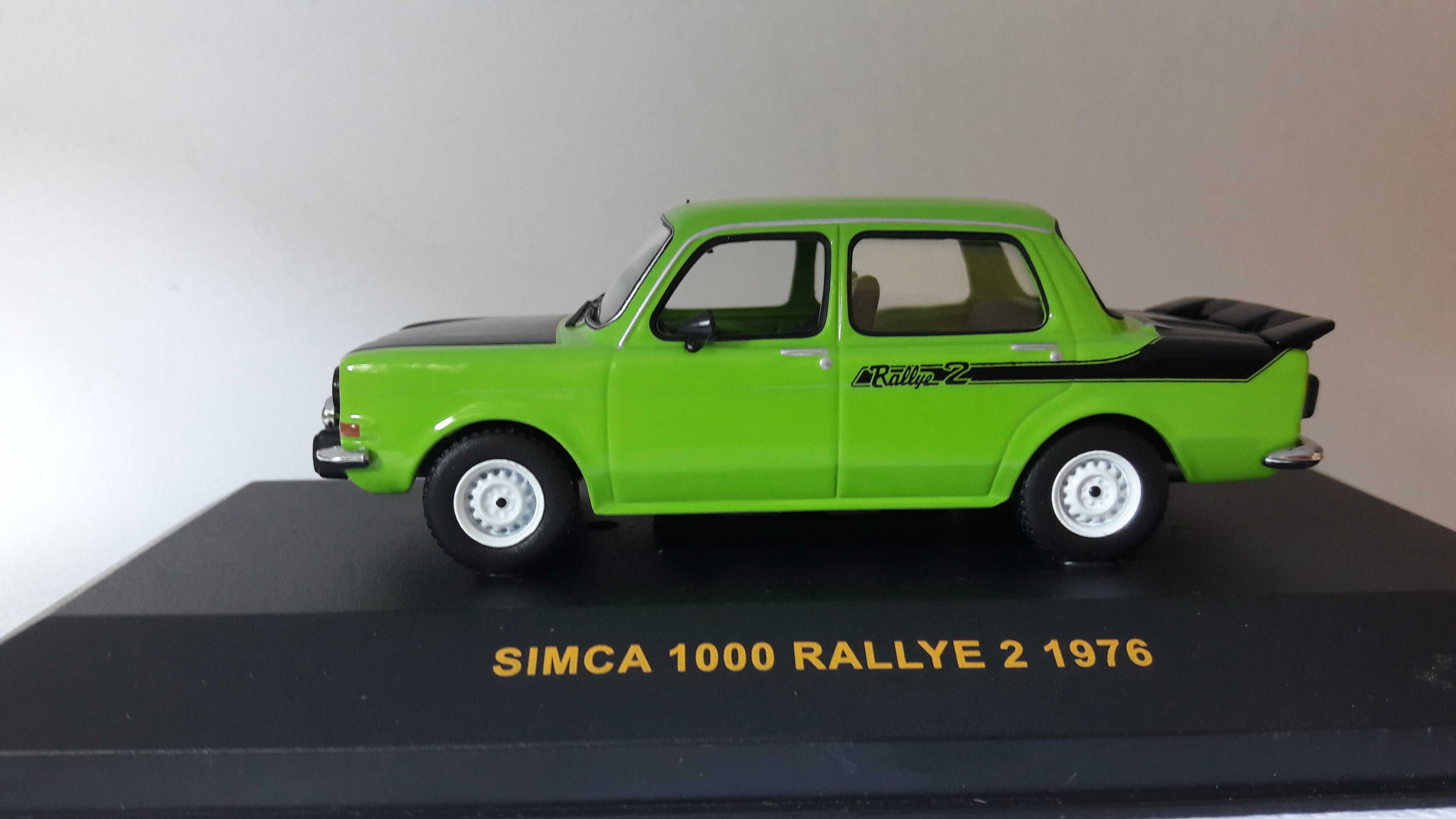 Коллекционная модель IXO Simca 1000 Rallye 2 1976 г., 1/43