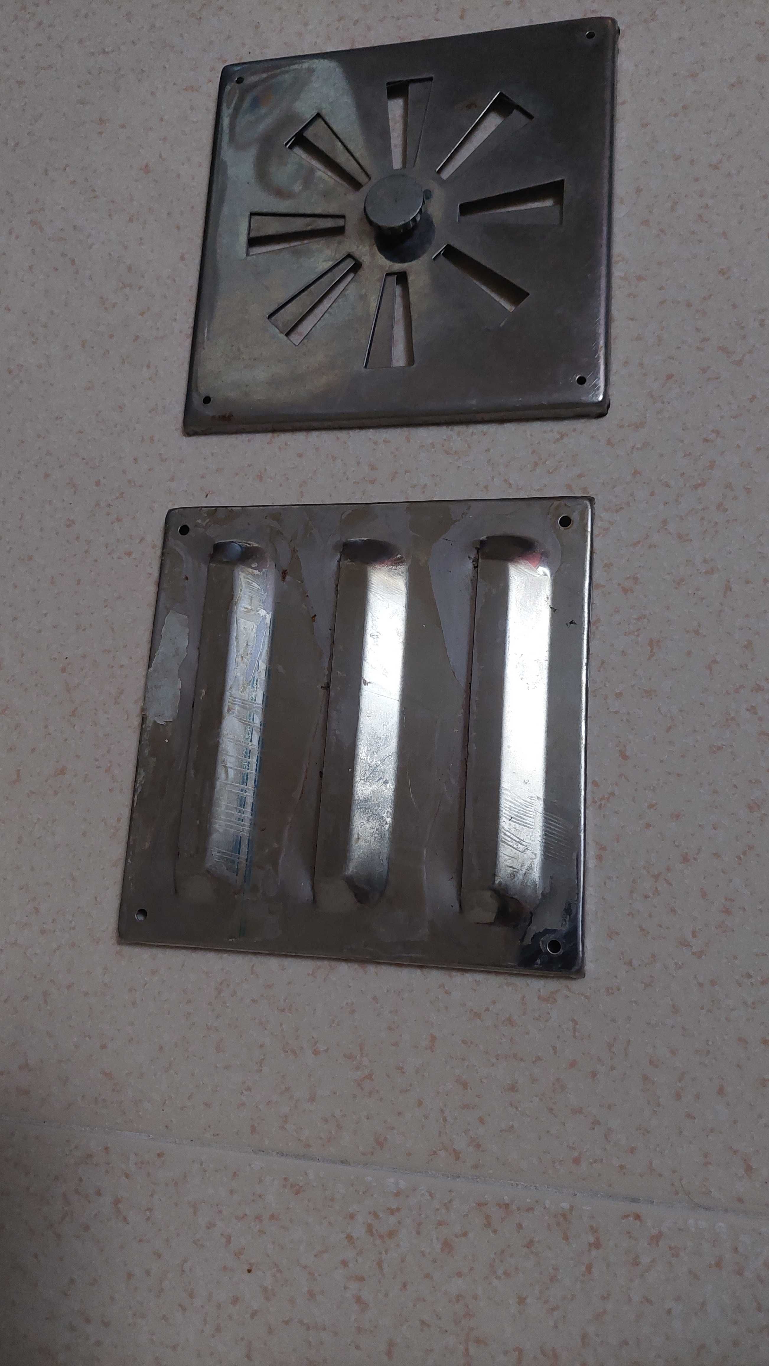 Grelhas inox para ventilação