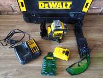 DeWalt DCE089G zielony laser krzyżowy 360 st. Aku ,oryginalny tstak