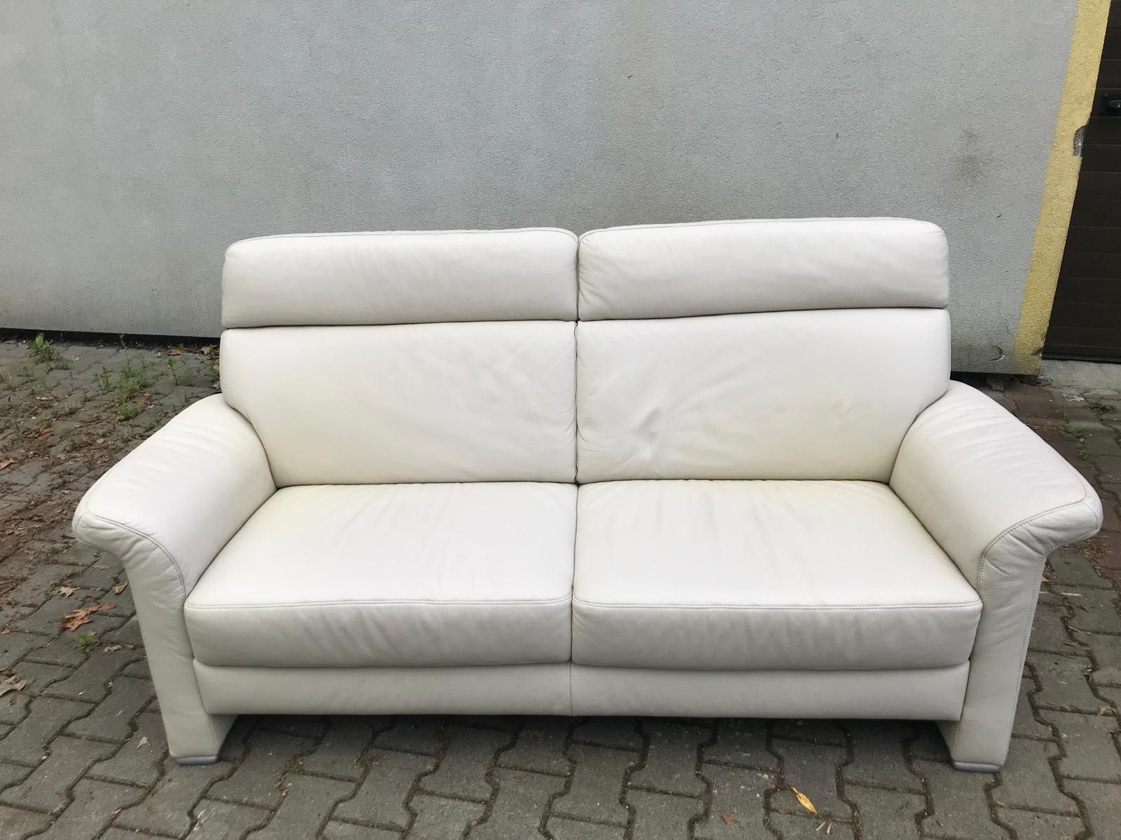 Kanapa ze skory naturalnej