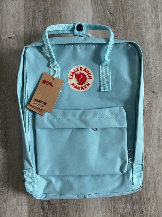 Plecak jak Kanken Fjallraven niebieski błękitny 16L
