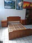 Cama de casal pinho tratado