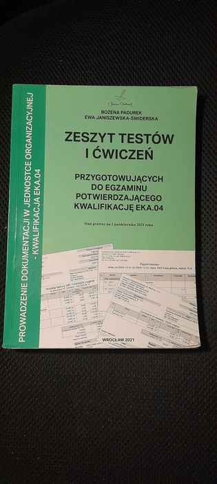 Zeszyt Testów I Ćwiczeń BOŻENA PADUREK