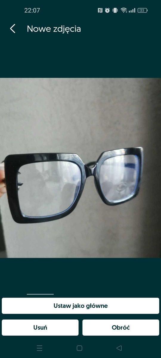 Duże oprawki damskie vintage okulary zerówki
