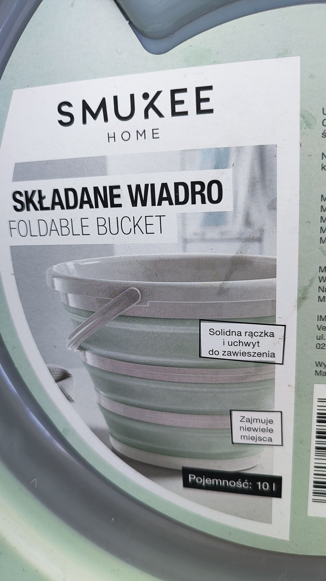Składane wiadro 10 litrów