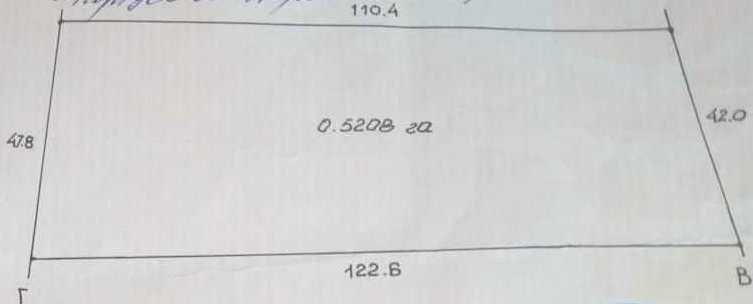 Продам земельну ділянку площею 0,5208 га у с. Кідьош