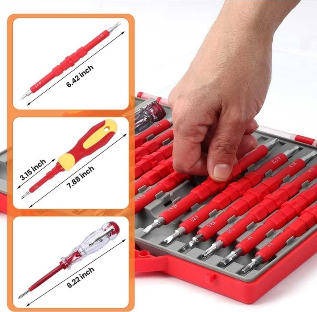 Отвёртки диэлектрические 12;26эл. Falon Tech