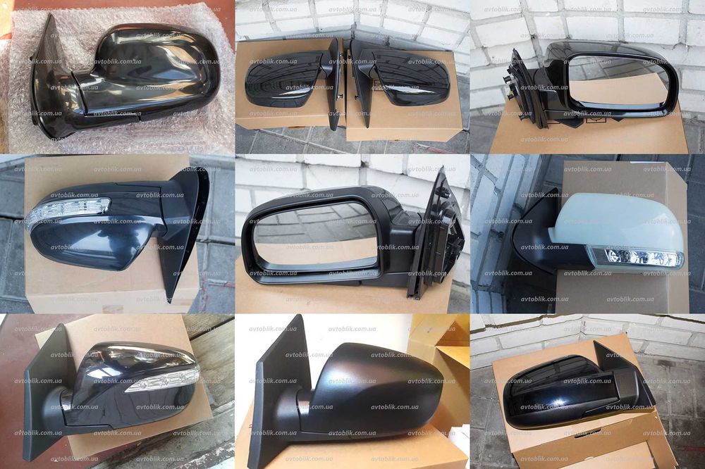 Зеркало Hyundai Tucson, Santa Fe, IX 35, H1, H200, H300 левое, правое