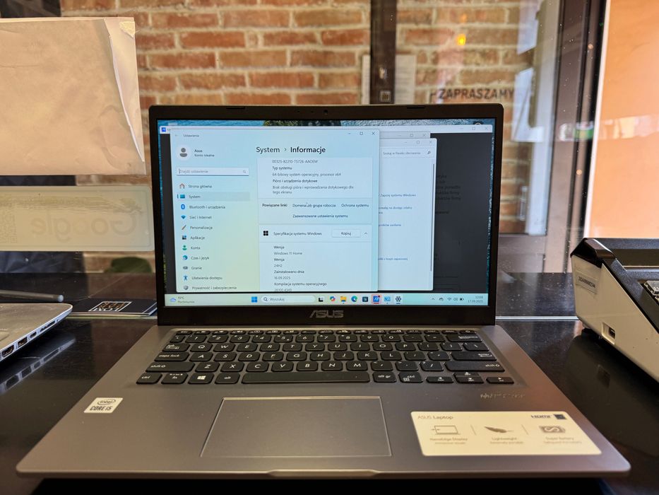 Asus X415J /i5/8GB/SSD512GB/Kraków Starowiślna