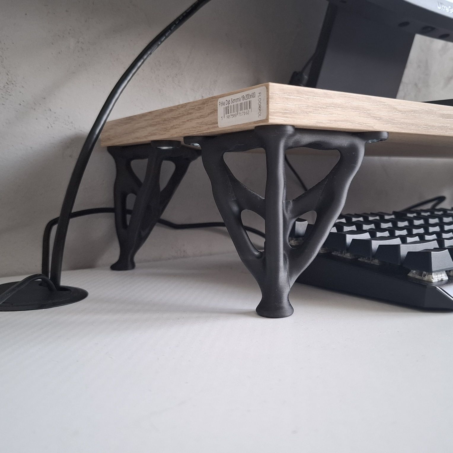 półka na monitor pod telewizor dekoder PlayStation xbox