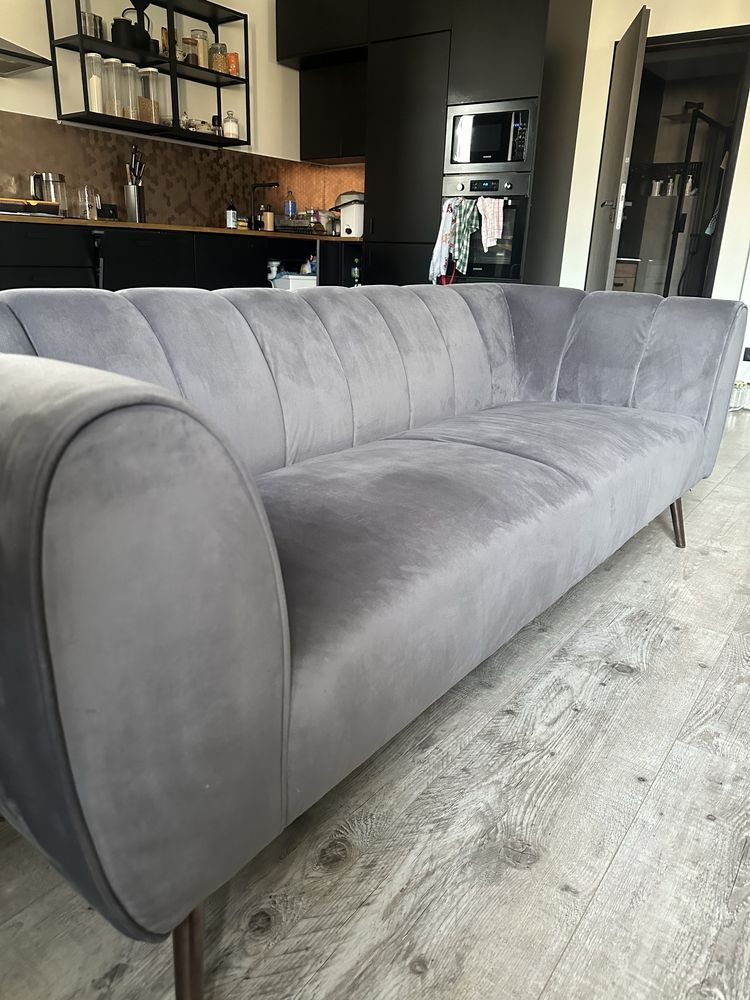 Sofa Ordine Szara Modna 3-osobowa