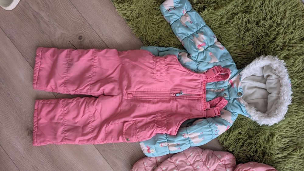 Carter's зимовий комбінезон комплект 3р. Куртка штани