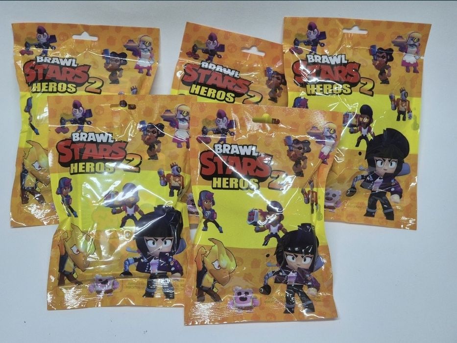 Figurki BRAWL STARS 10 x Figurka +Karty BRAWL STARS HEROS Saszetka #10