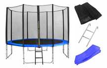 Trampolina z siatką Skyramiz 244 cm FT 8 DRABINKA, CERTFIKAT