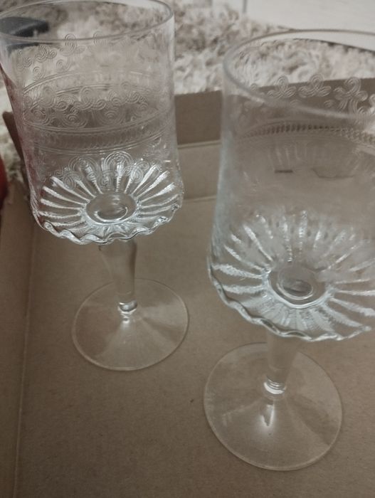 Набір келехів ,хрусталь 12 шт Нові.950гр за всі келехи.