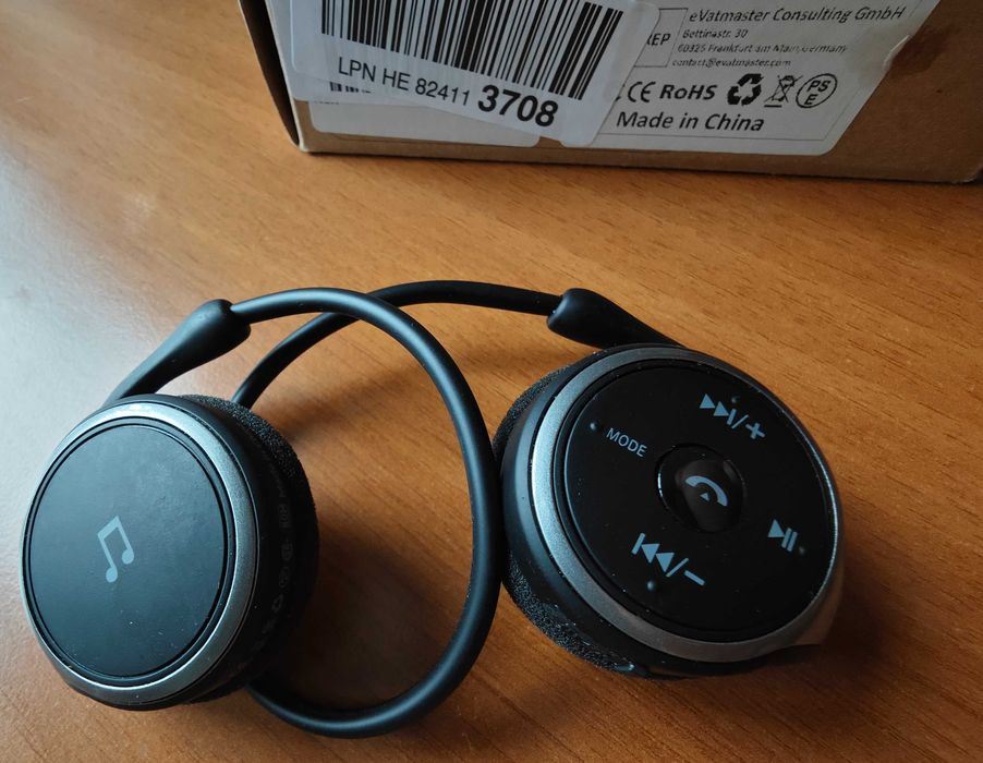 Наушники беспроводные RoHS SX-998 с функцией радио + чтение SD, новые