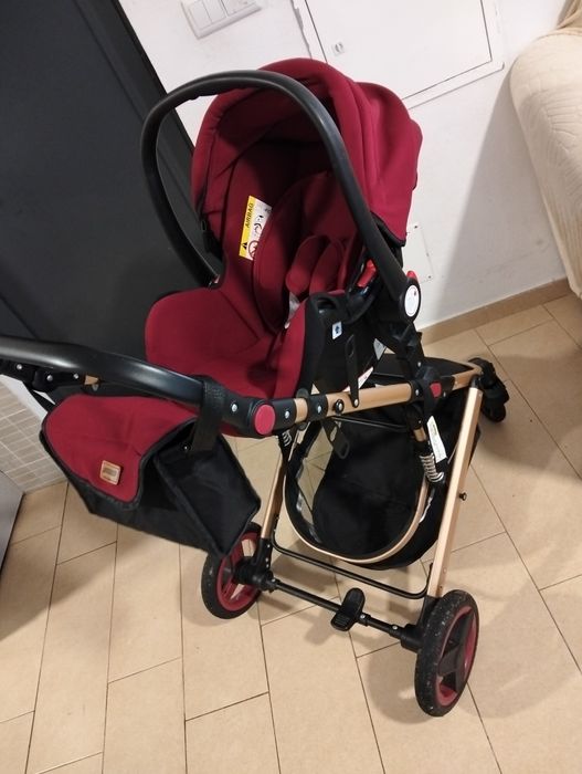 Trio carrinho- Completo, confortável e de brinde marsúpio