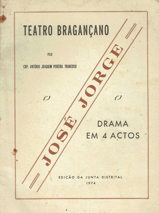 2061
Teatro Bragançano
Jose Jorge 
de António Joaquim Pereira Trancoso