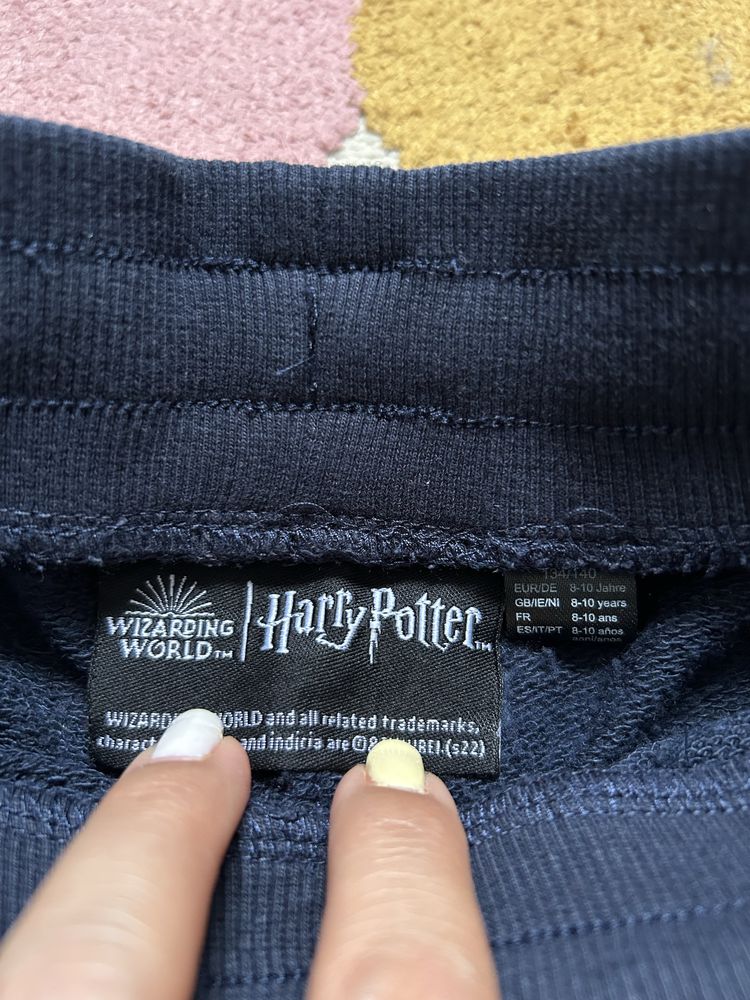 Spodnie dresowe Harry Potter 2 szt 134/140 stan bdb