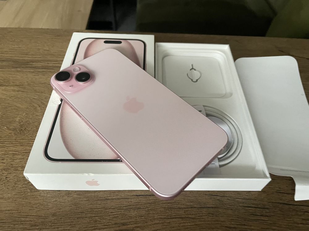 Iphone 15 Plus 128GB A34094 Pink/Bat96%/Stan Sklepowy!