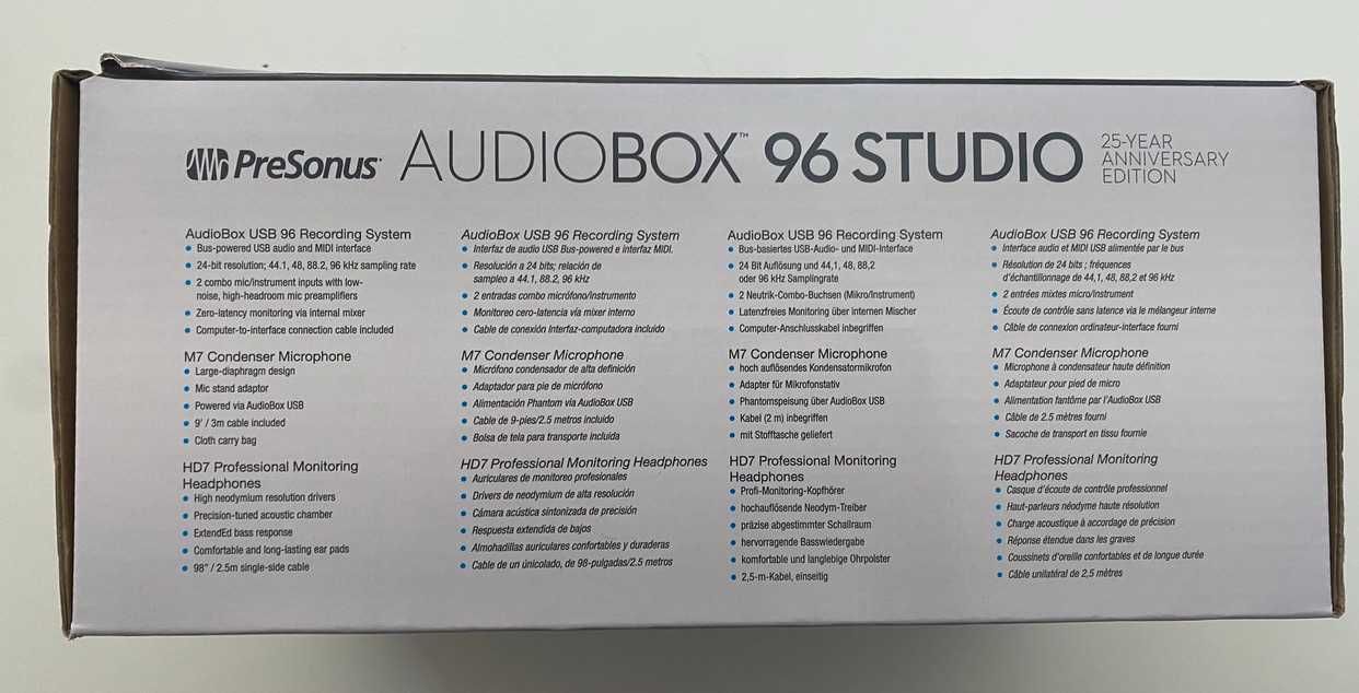 AUDIOBOX 96 studio PreSonus