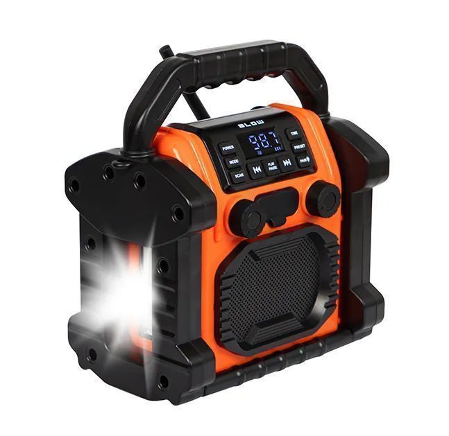 Radio budowlane przenośne BLOW RA14 AM/FM Bluetooth USB AUX SD 77-552#