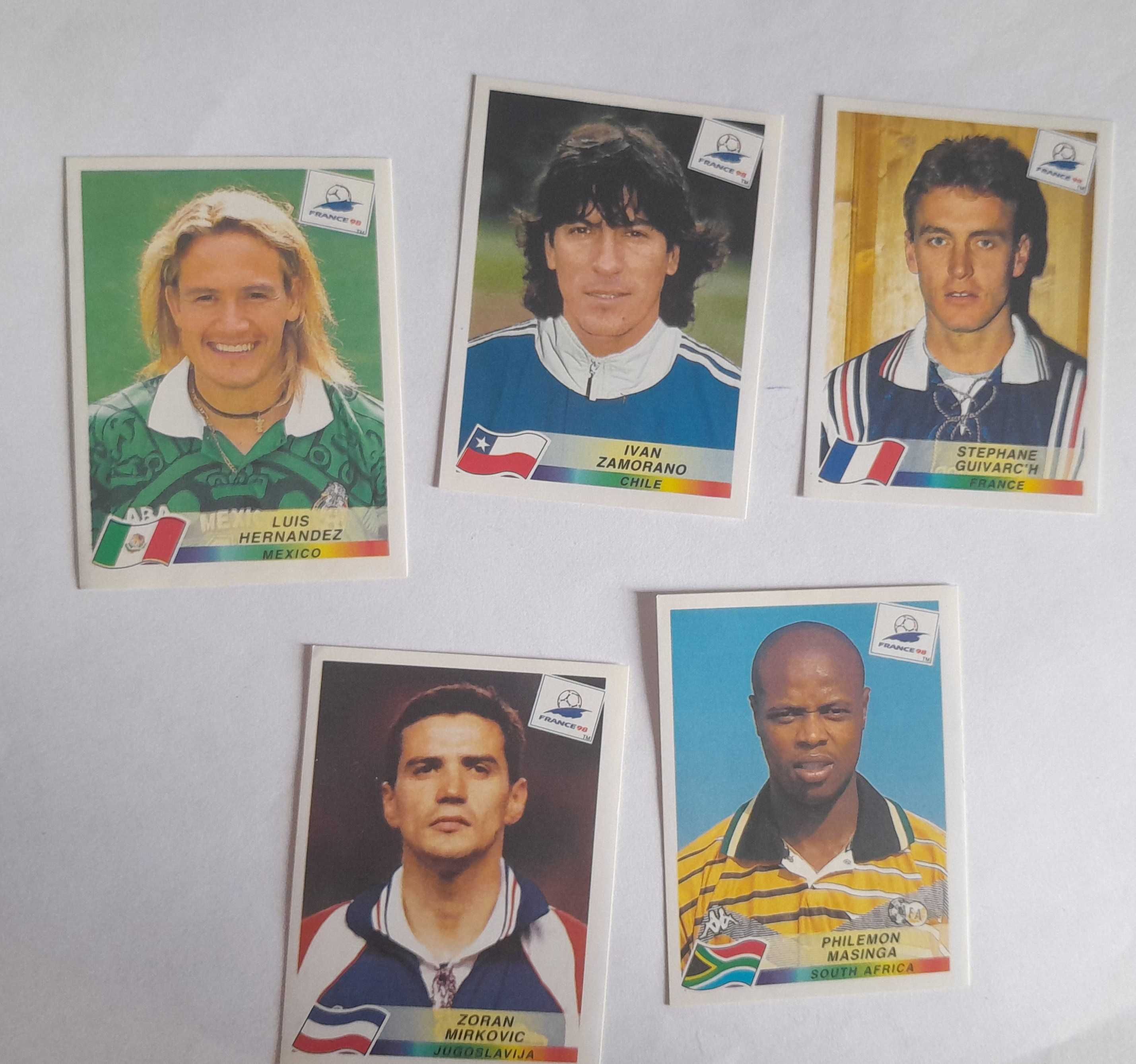 Наклейки стікери футбол Panini 2998-2000  France98