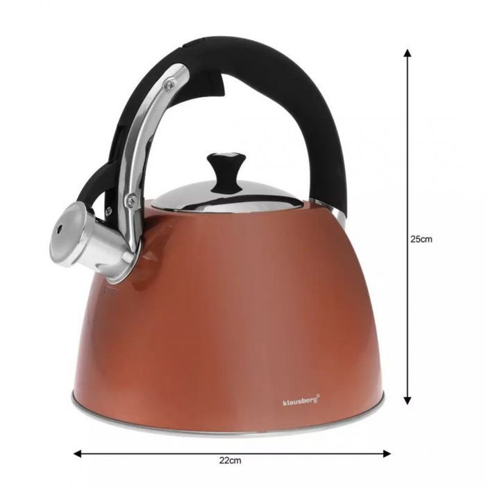 czajnik z gwizdkiem klausberg 3l kb-7202