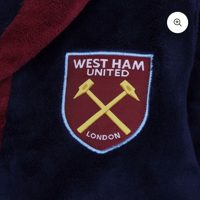 Флисовый клубный халат