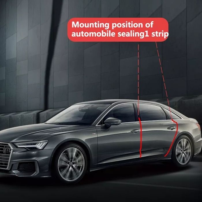 Ущільнювач ( уплотнитель) дверей 1 см авто