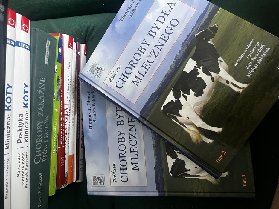 Choroby bydla mlecznego tom I i II- weterynaria
