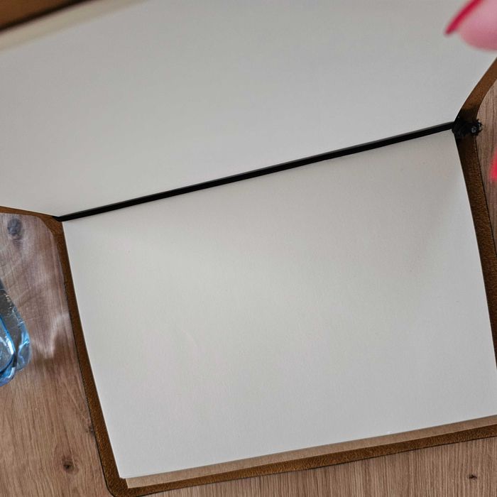 Notatnik ze skóry ekologicznej bardzo elegancki