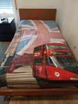 Cama de solteiro c/ colchão + estrado