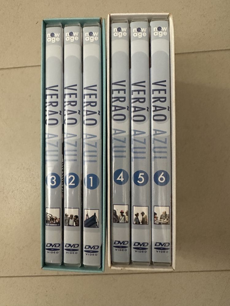 Conjunto serie Verao Azul Dvd