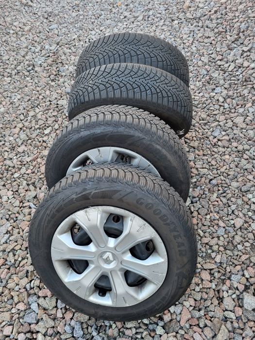 Колеса Renault 5/114.3,ET43, dia66.1 з зимовою гумою Goodyear195/65R15