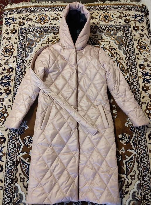 Жіноче зимове стьобане пальто зима/осінь 42 -44