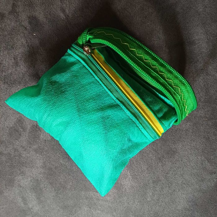 brazylijska torebka plażowa ZIPPER beżowa handmade Rio de Janeiro