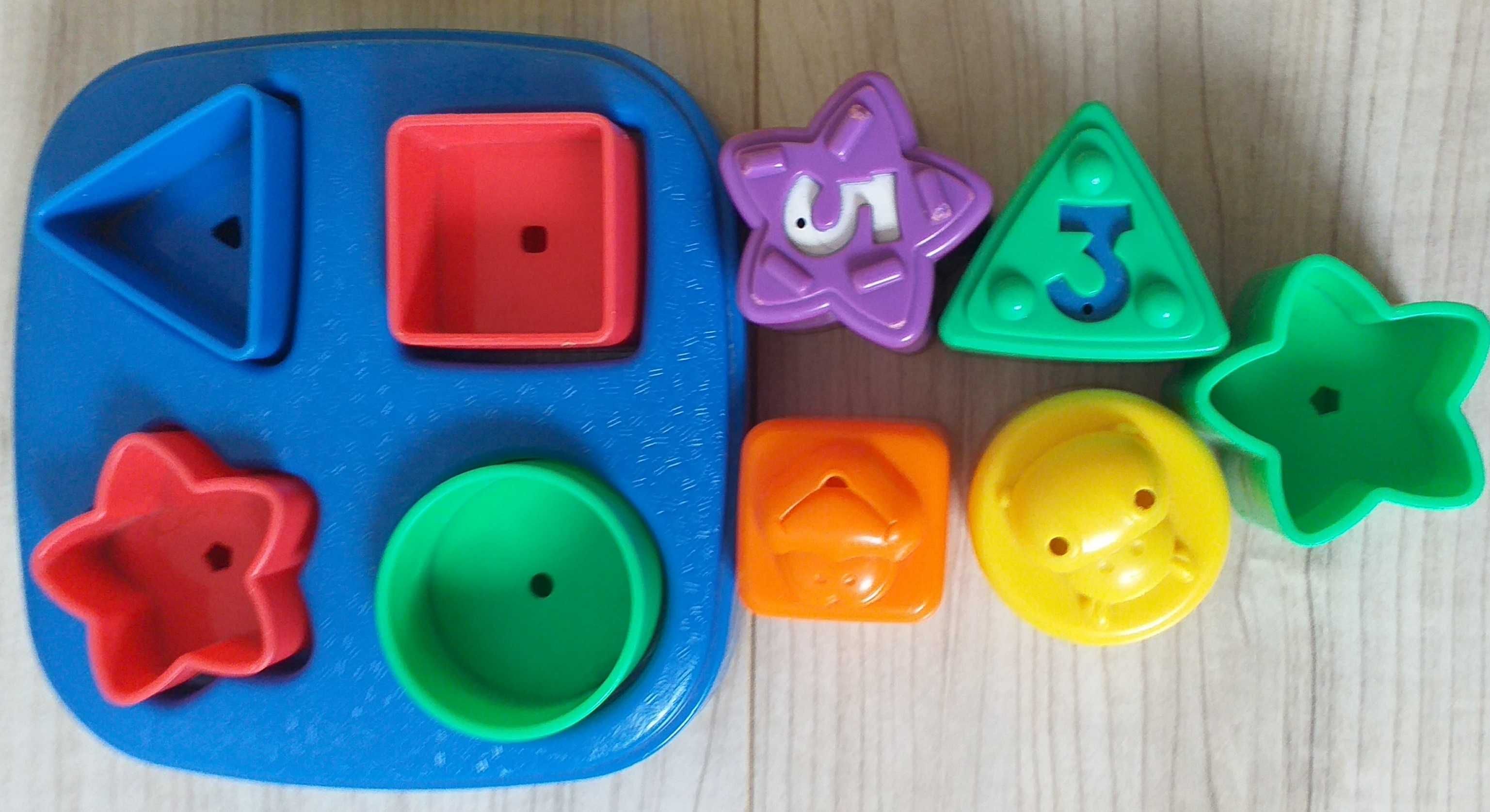 Sorter Fisher Price + klocki Combi Blocks
